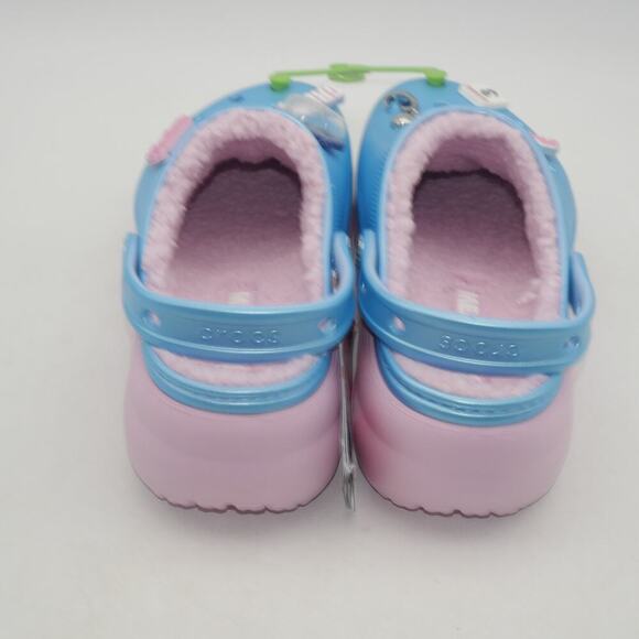 New Mean Girls Classic Platform Clogs Sandals  Blue Pink Fuzzy Lining Women's 8 - Picture 4 of 9